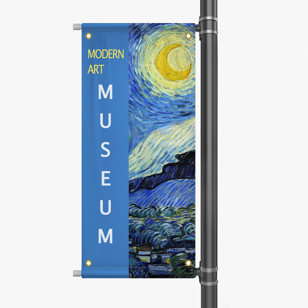 Pole Banner Set — Street Pole Advertising