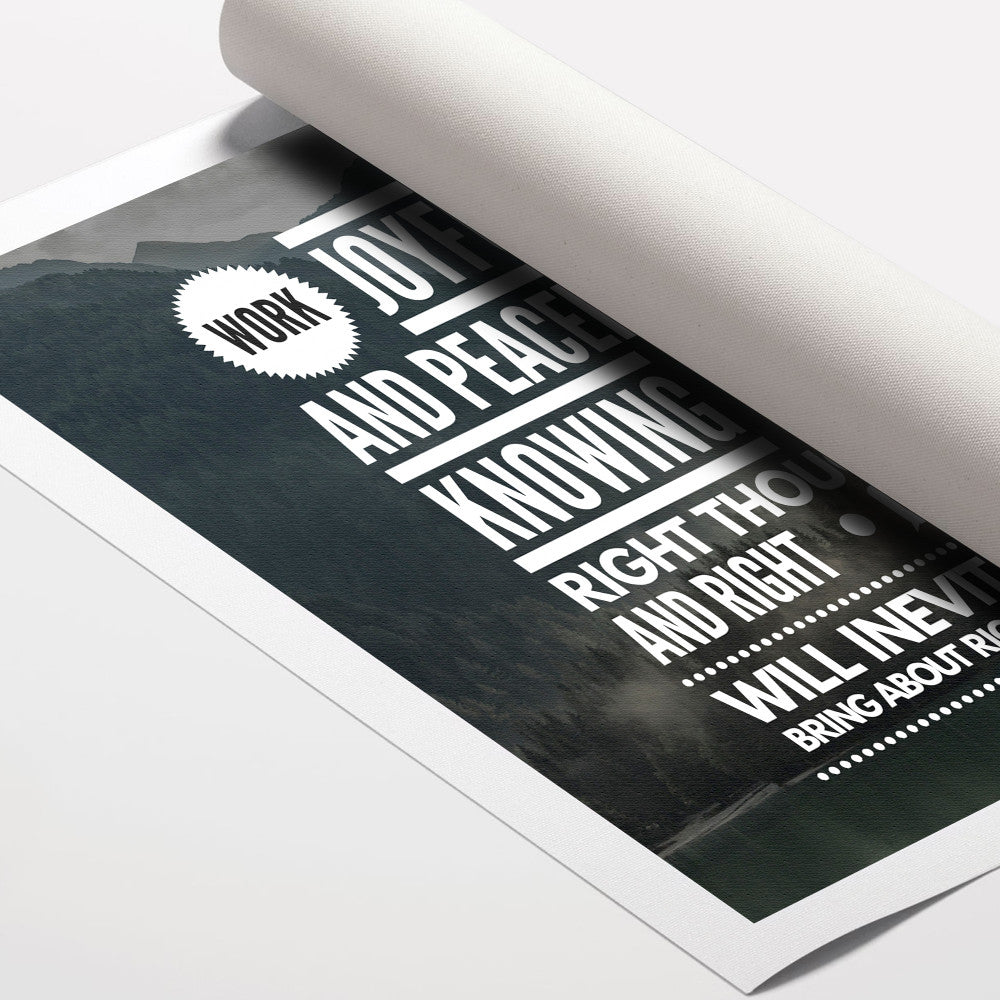 Canvas roll print