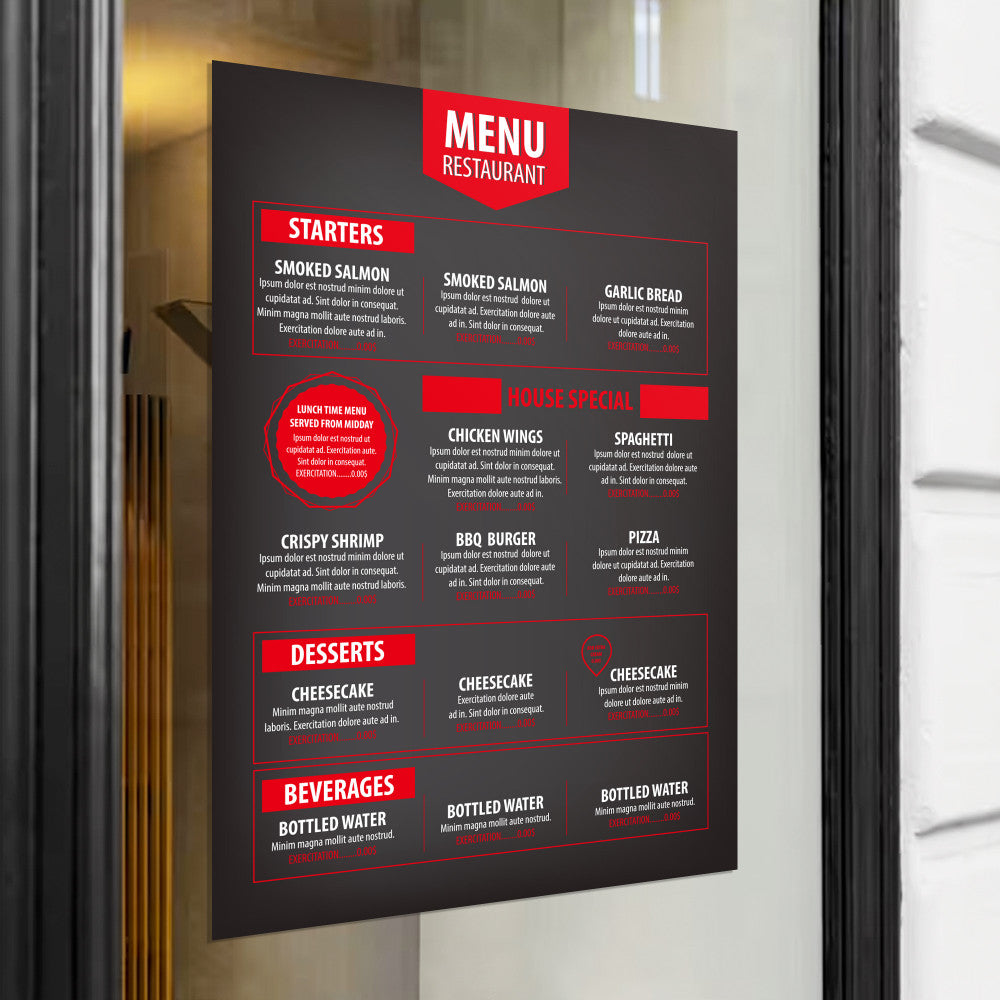Window Cling — Removable Static Cling Graphics