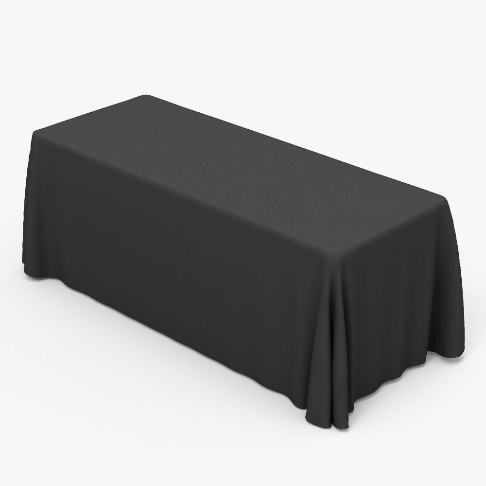 Solid color table throw