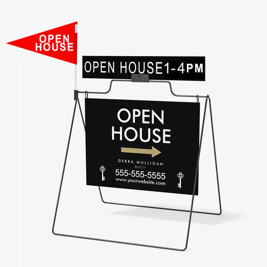 Real estate A-frame sign