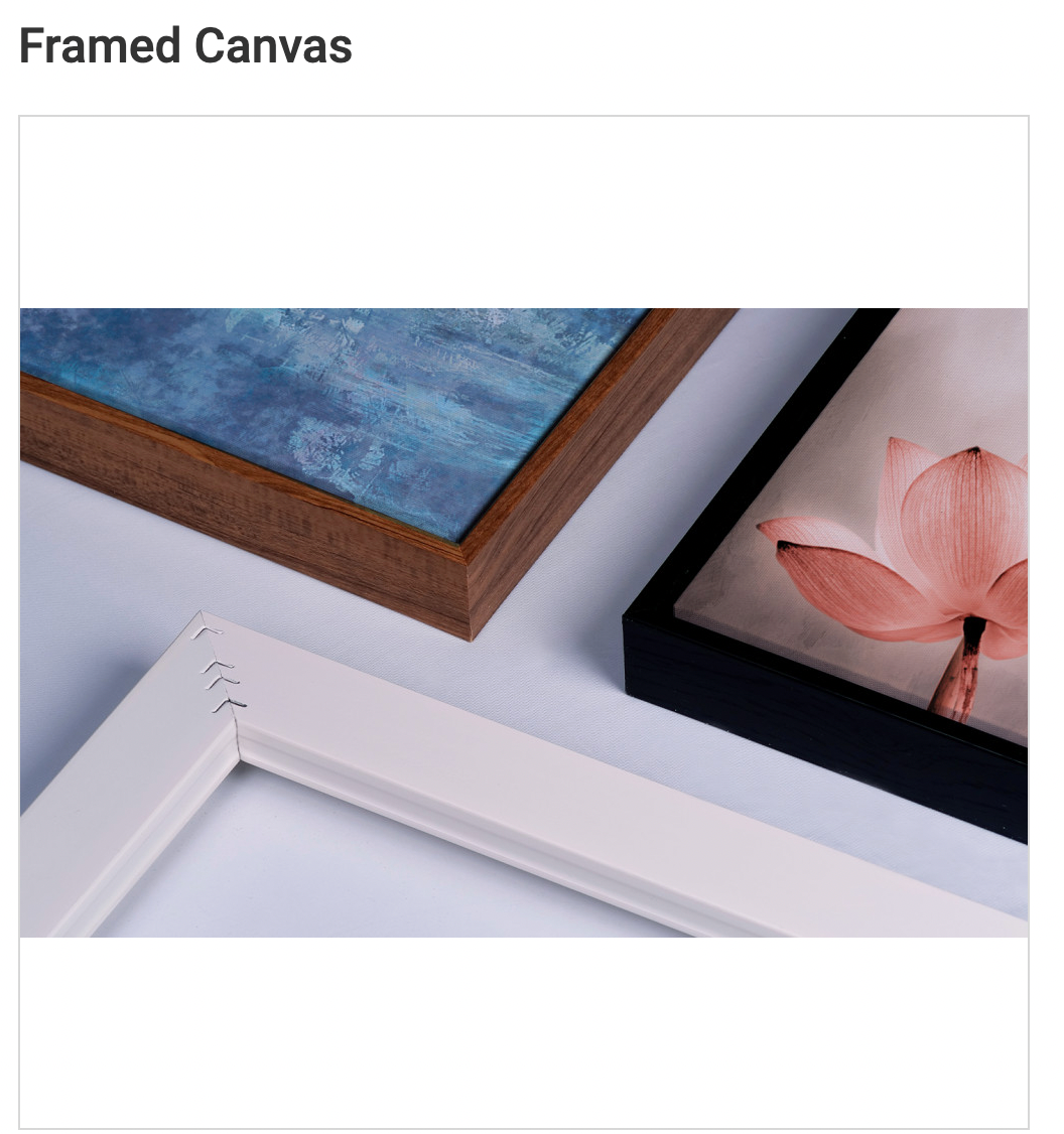 Framed Canvas