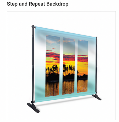 Step and Repeat Backdrop