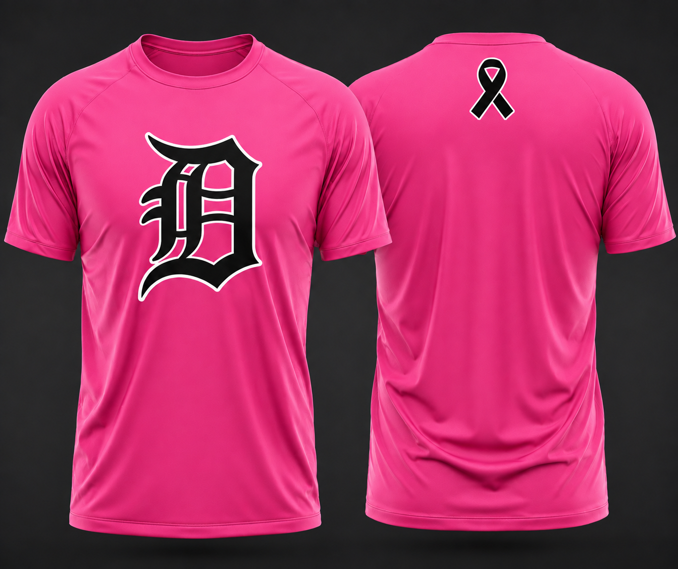 Hot pink short sleeve