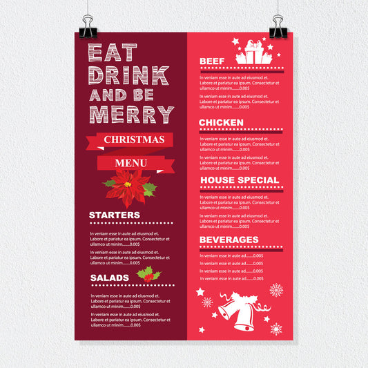 Wide format poster print