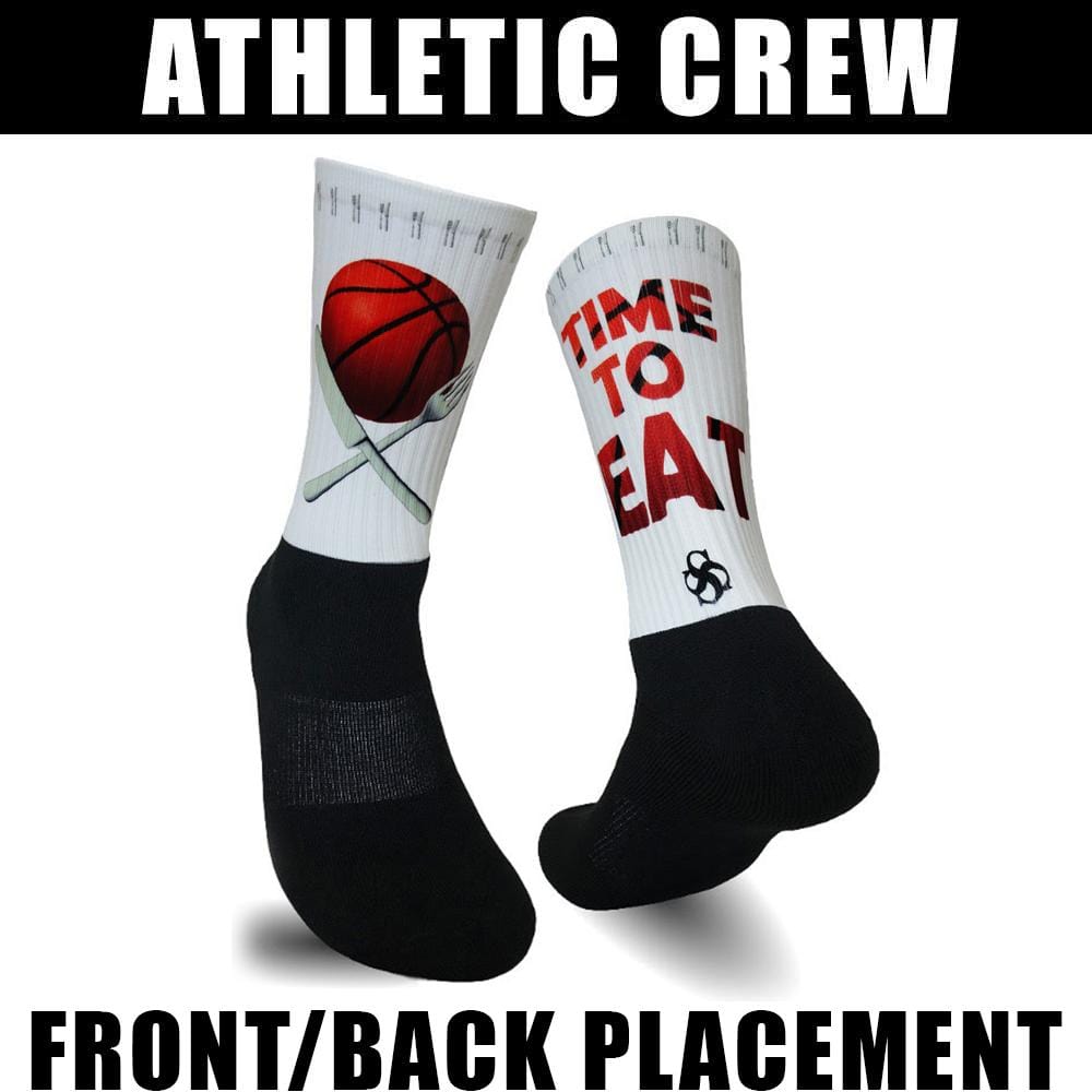 Custom Athletic Socks — Full Sublimation Print