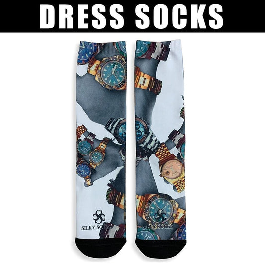 Custom Dress Socks — Full Sublimation Print