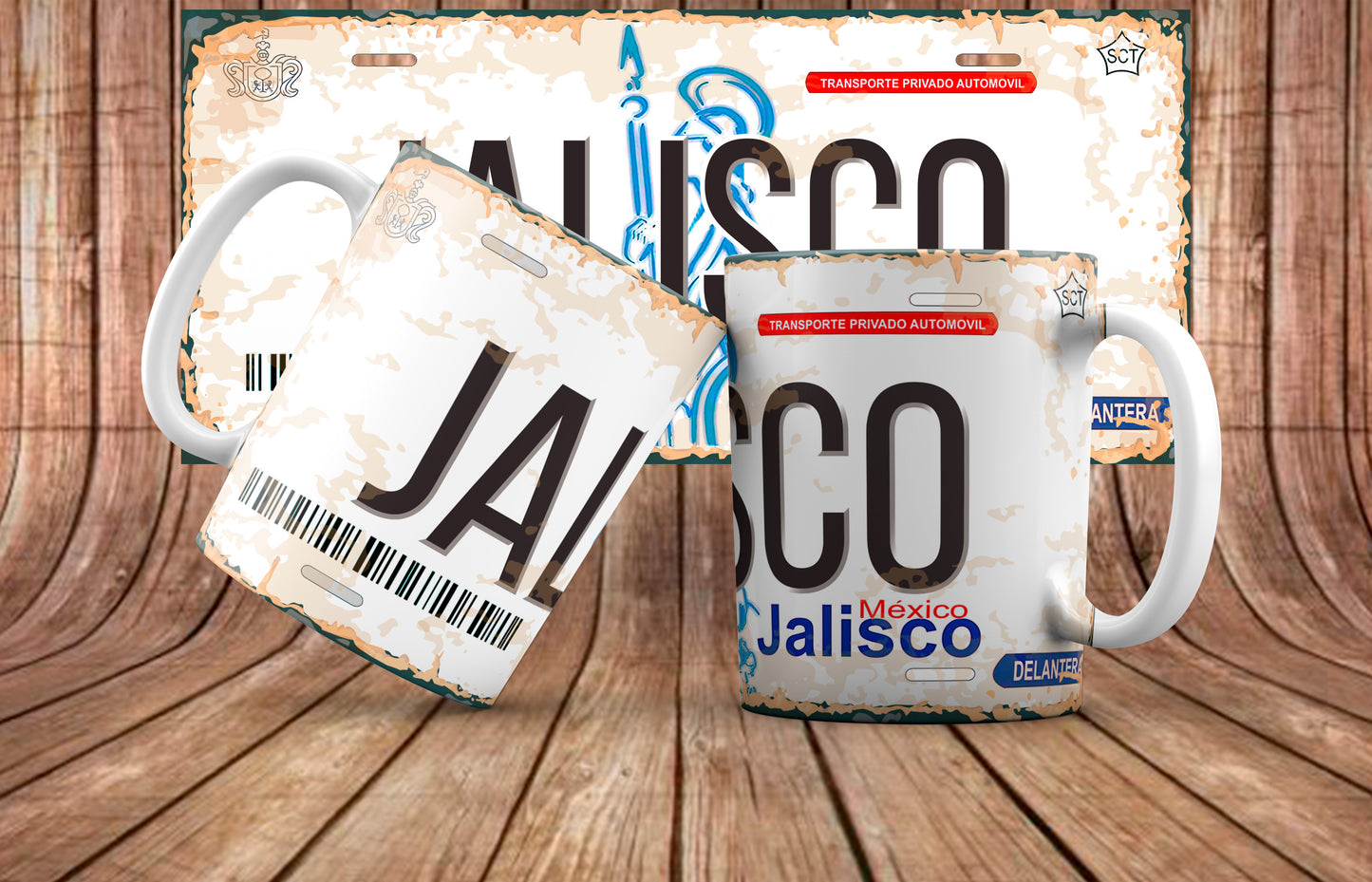 Mexico Mug and License Plate
