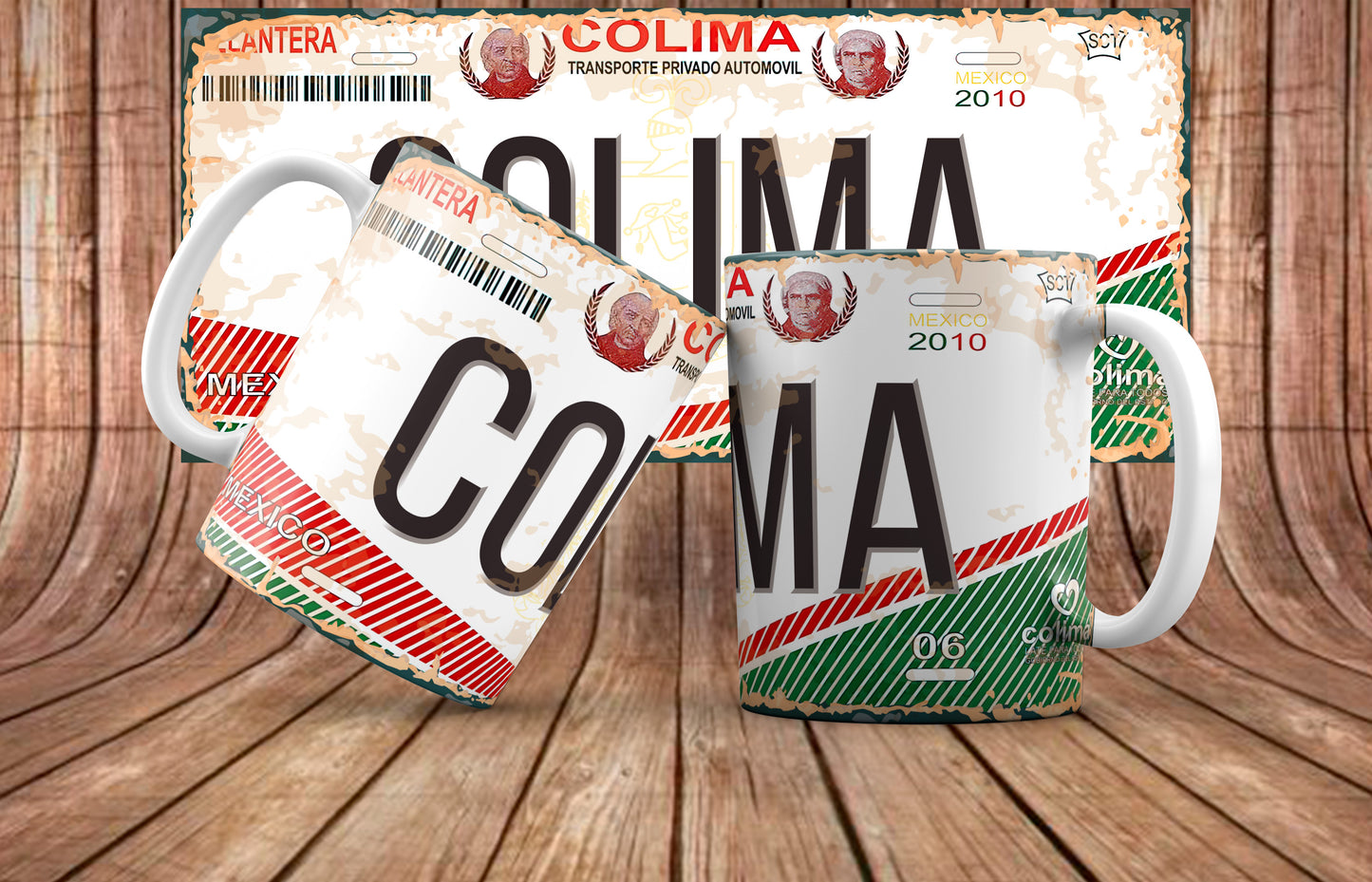 Mexico Mug and License Plate