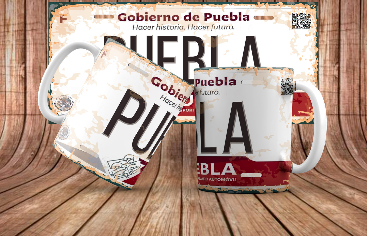 Mexico Mug and License Plate