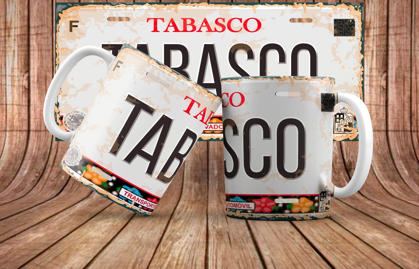 Mexico Mug and License Plate