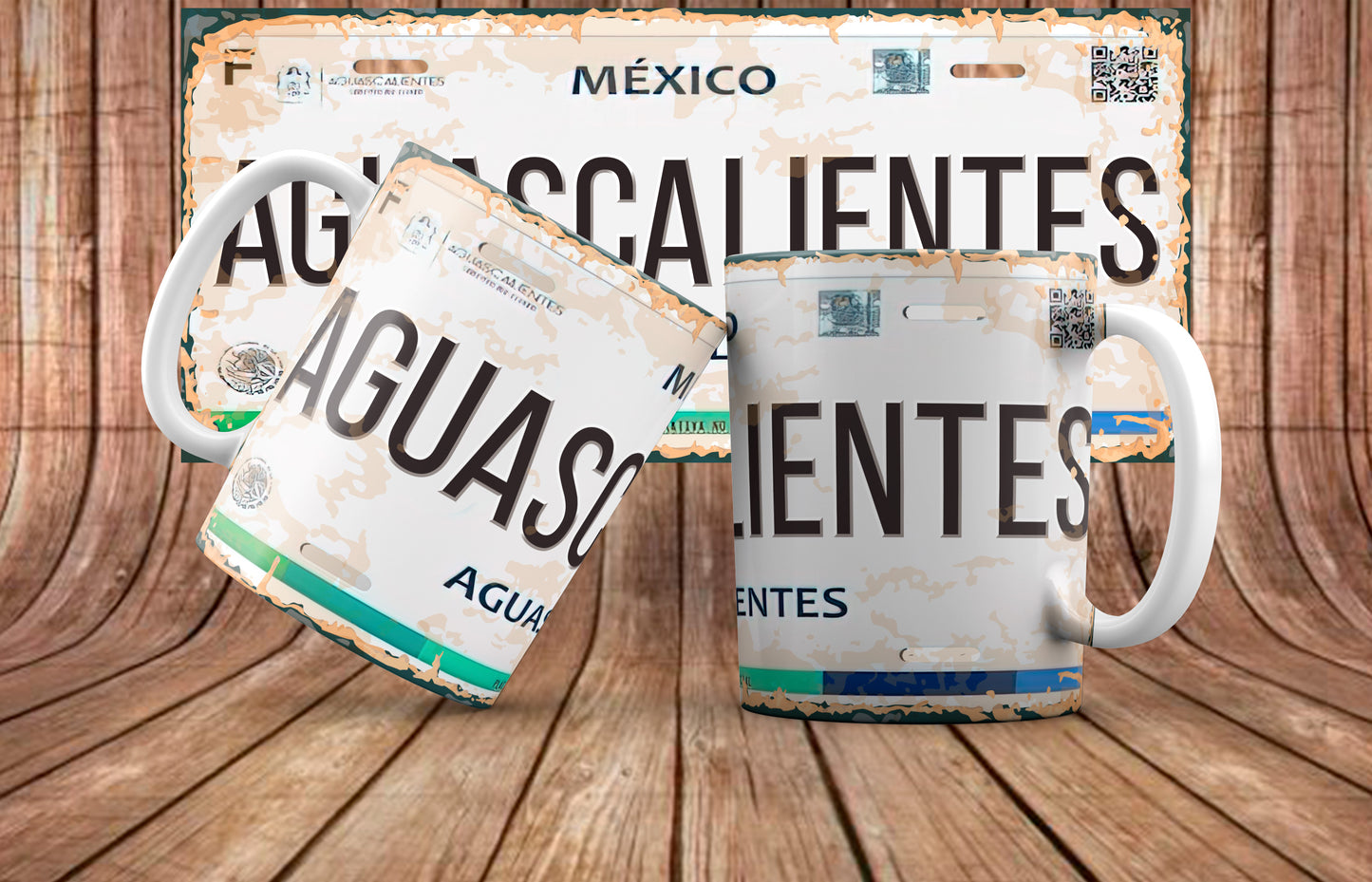 Mexico Mug and License Plate