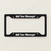 License Plate Frame